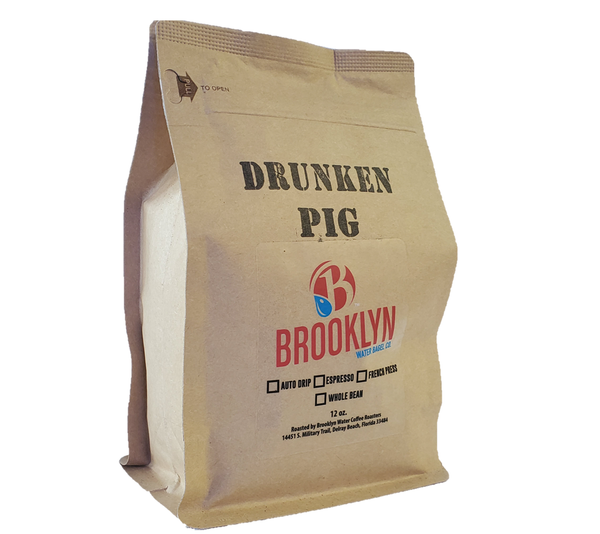 SWISS WATER PROCESS DECAFFEINATED DRUNKEN PIG