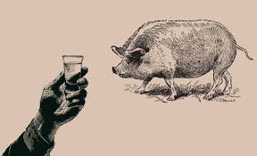 SWISS WATER PROCESS DECAFFEINATED DRUNKEN PIG